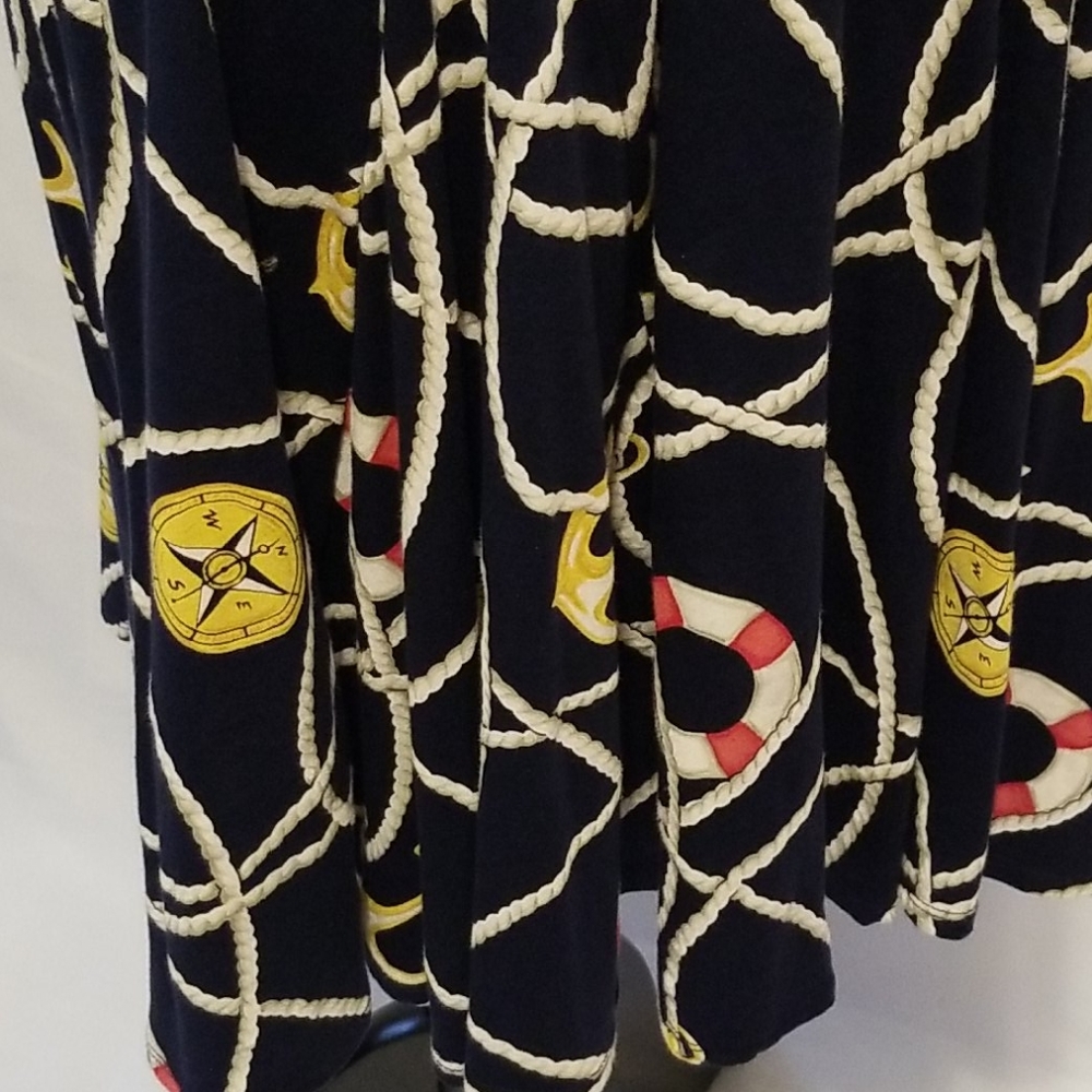 Ralph Lauren Blue Yellow Red Dress - Picture 6 of 9